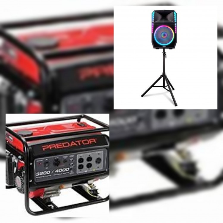 Generators, PA Speakers