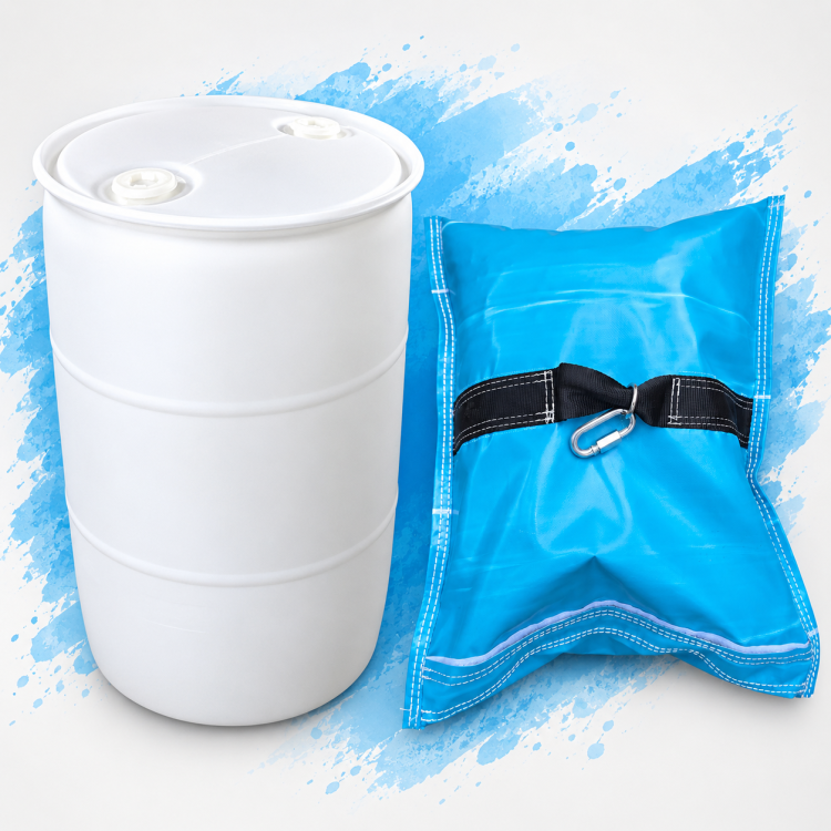 Sand Bags & Water Barrels